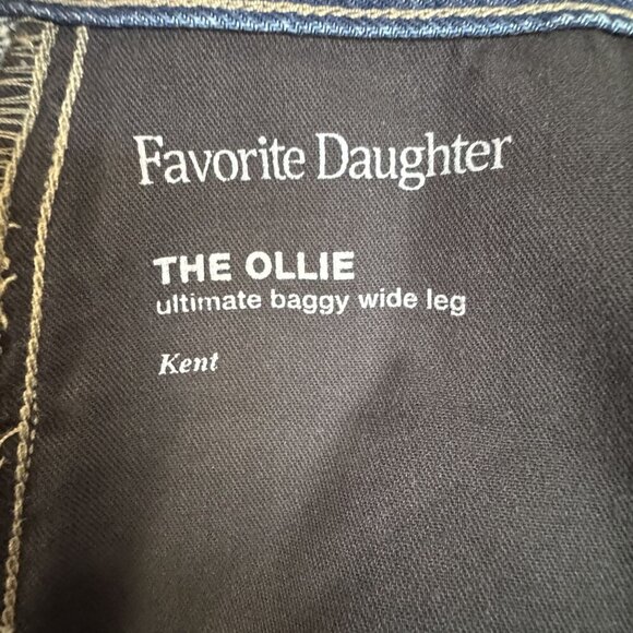 Favorite Daughter The Ollie Low Rise Ultimate Baggy Wide Leg Kent Wash Size 33 - Picture 11 of 17